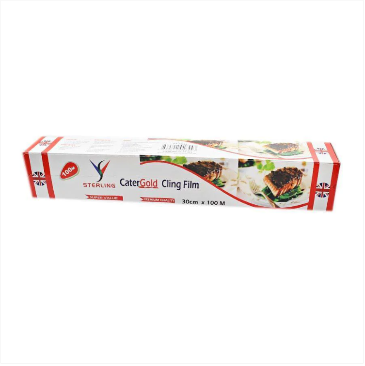 Premium Catering Cling Film 30cm x 100m Kitchen Use