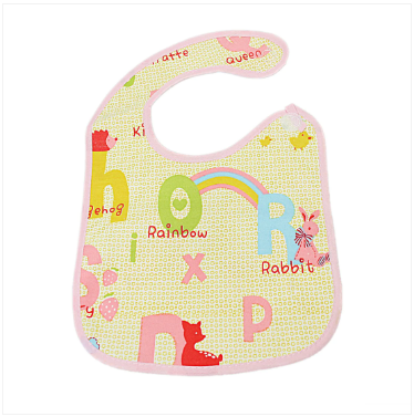 Printed Baby Feeding Waterproof Apron Bib Assorted Designs