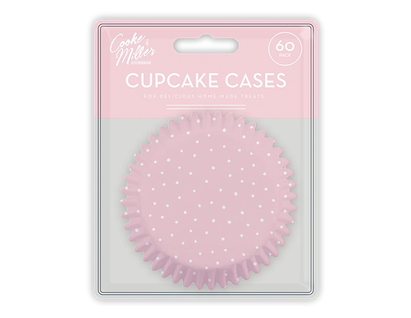 Printed Cupcake Cases 60pk