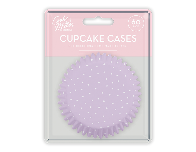 Printed Cupcake Cases 60pk