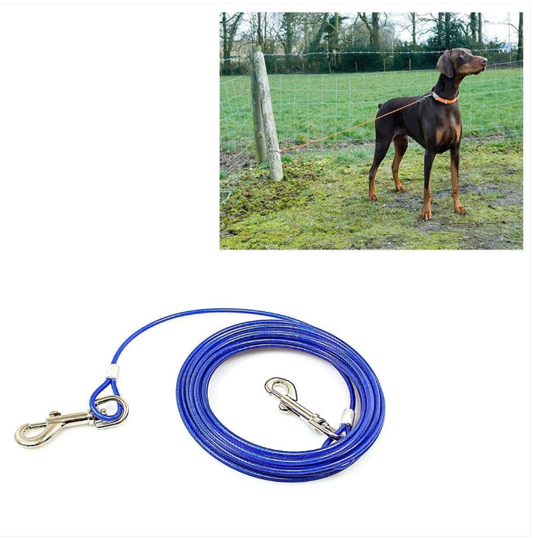 Pro 20ft Strong High Impact Extra Long Dog & Pet Tie Out Cable