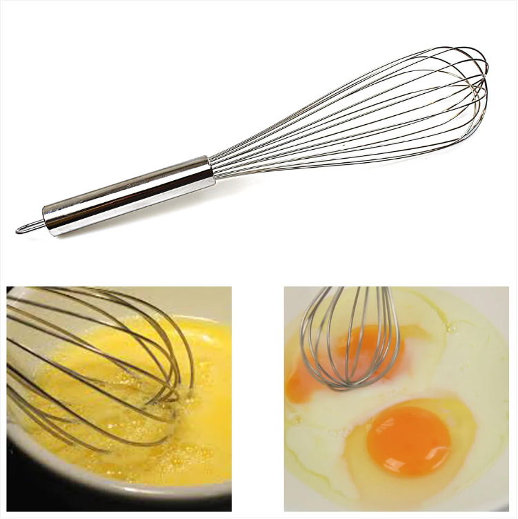 Professional High Quality Whisk Stainless Steel Baking Cooking Whisk Big