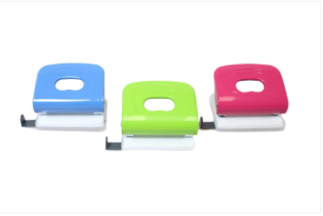 Professional Hole Puncher Paper Size Adjust Hole Punch 3 Colours 1 Pack