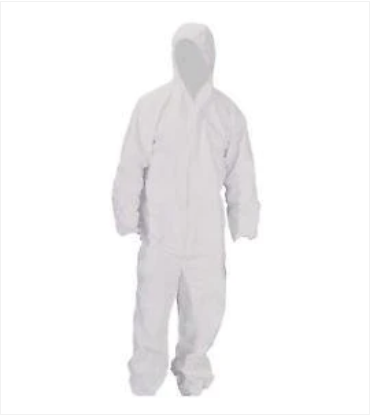 Protective Painting Suit White Indoor Outdoor Disposable Painting Onesie One Size