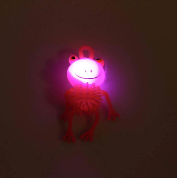 Puffer Frog Soft Toy Light Up Frog Stretchy