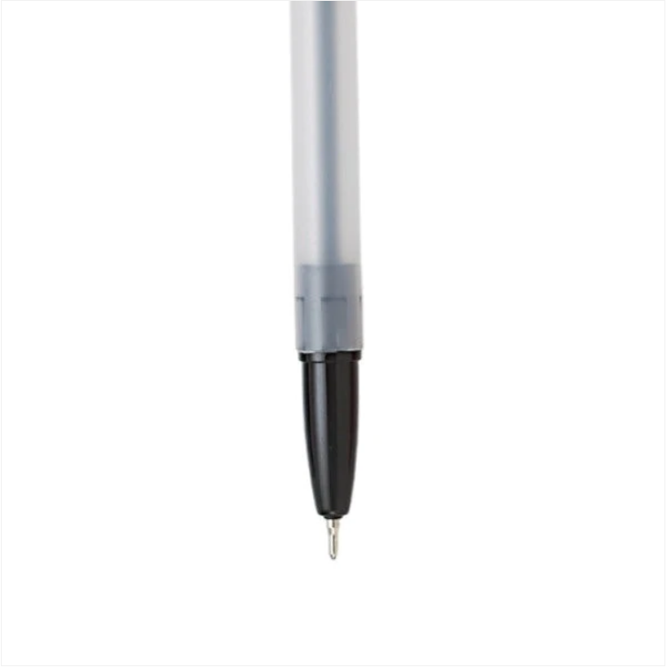 Pull Cap Ballpoint Pens 6pk Black Ink