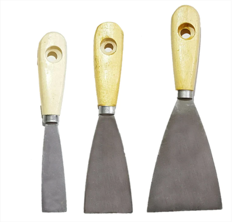 Putty Knife Scraper Set of 3 Assorted Sizes