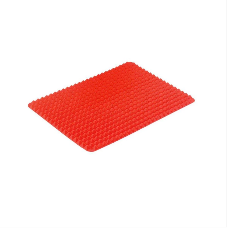 Pyramid Pan Non Stick Fat Reducing Silicone Cooking Mat Oven Baking Tray Sheets