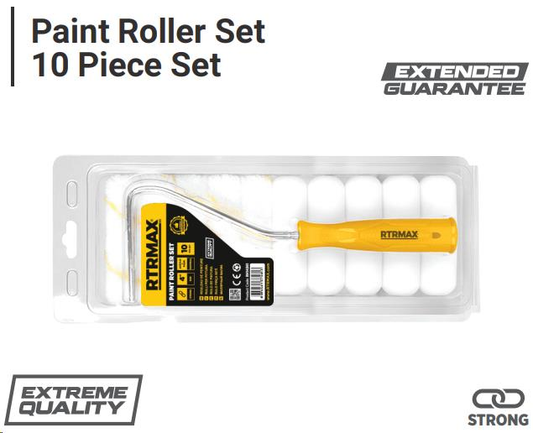 ROLLER BRUSH SET 4" (10 PCS)