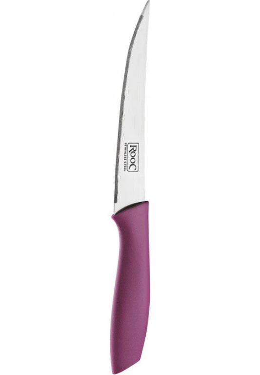 ROOC Stainless Steel Multipurpose Filleting Knife Coloured Handle Assorted Colours