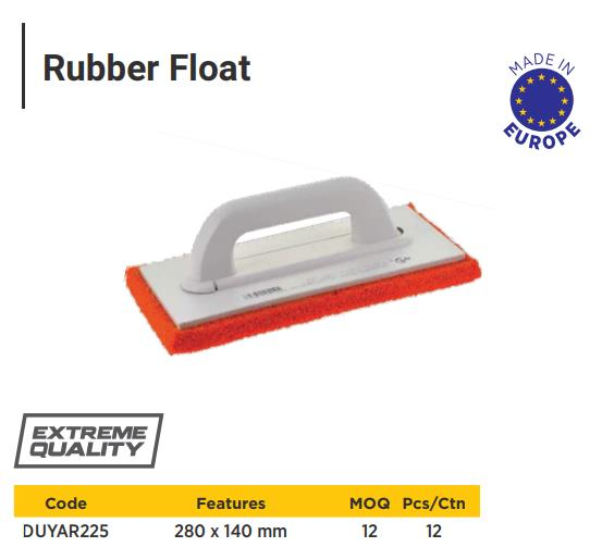 RUBBER FLOAT