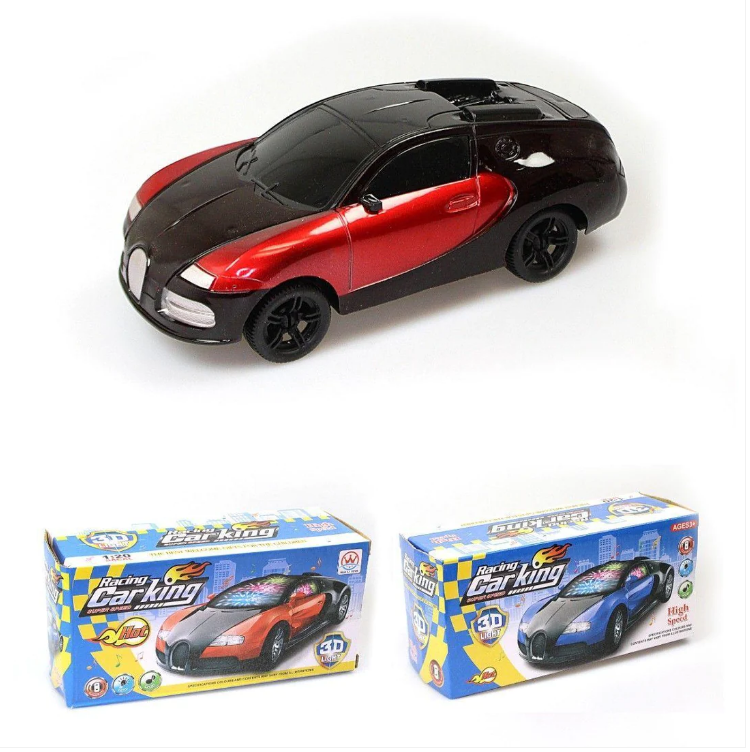 Racing Car King With 3D Lights Toy