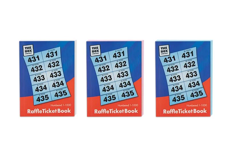 Raffle Tickets 1-1000 Book
