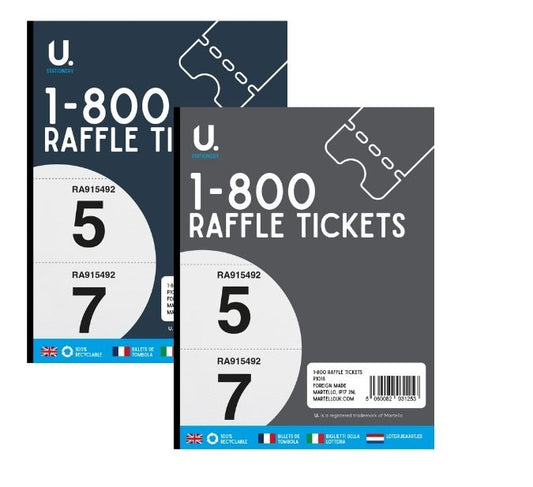 Raffle Tickets 1-800