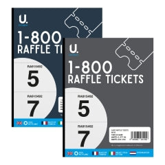 Raffle Tickets 1-800