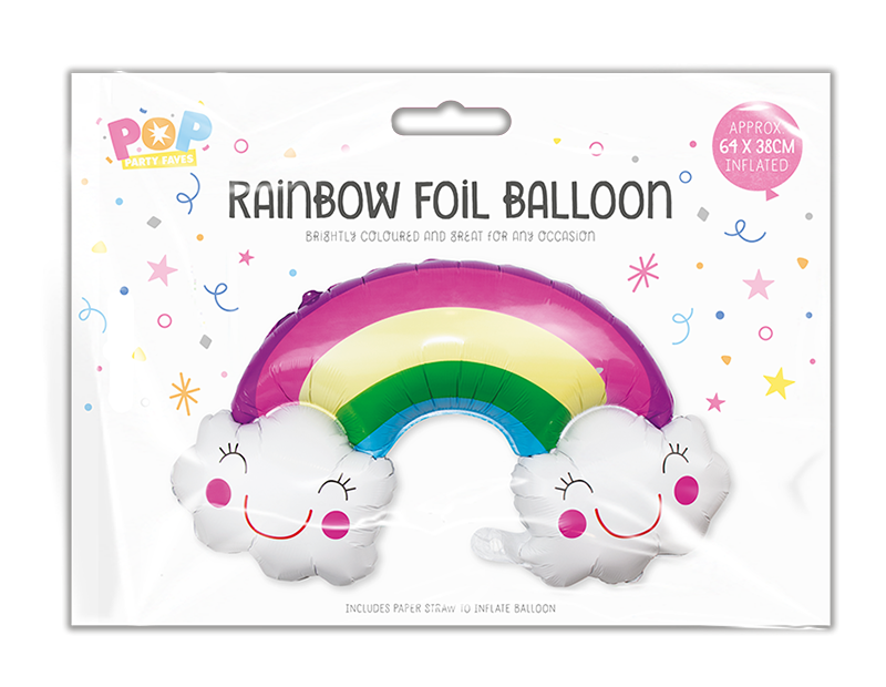 Rainbow Foil Balloon