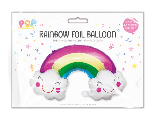 Rainbow Foil Balloon