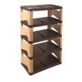 Rattan Eco Shoe Rack Home Storage