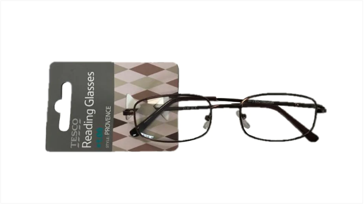 Reading Glasses +2.00 Metal Frame Assorted Colours