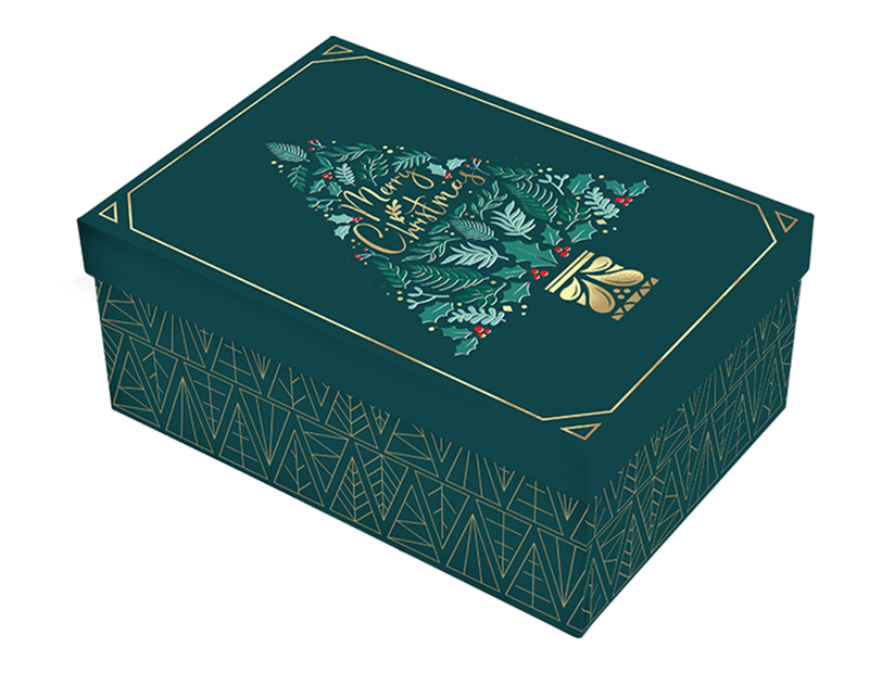 Rectangle Foil Gift Box 12cm x 9cm