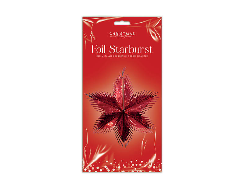 Red Foil Starburst