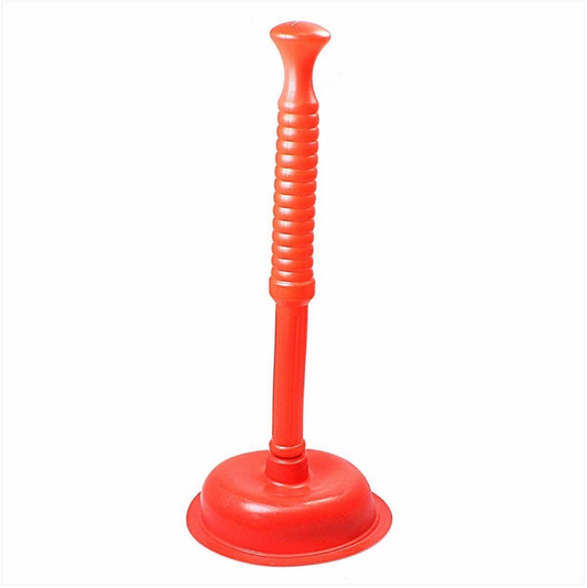 Red Sink Drain Plunger Bathroom Essential DIY Home