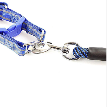 Reflective Nylon Puppy Dog Pet Harness and Lead Leash