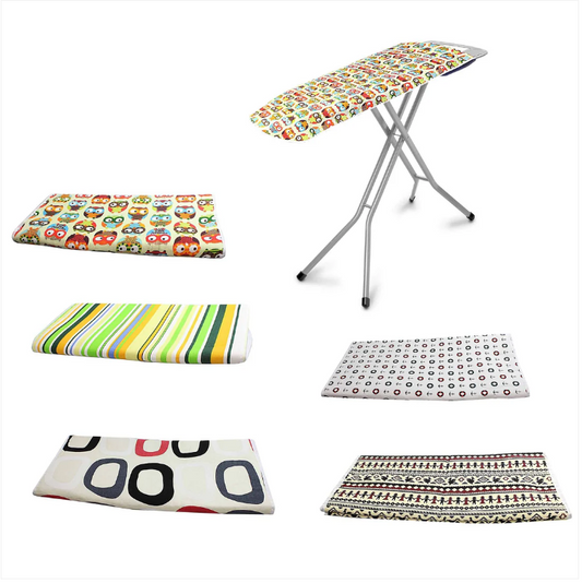 Replacement Ironing Board Table Cover 140 x 50 cm Assorted Designs