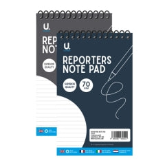 Reporters Notepad 5"x8" 70gsm Asst 1