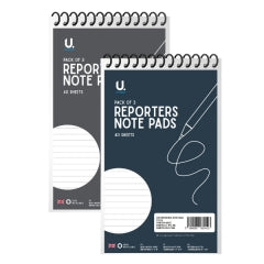 Reporters Notepad 5"x8", 3pk Asst 1