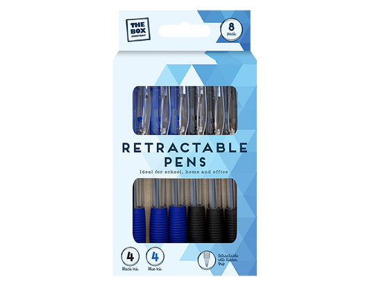 Retractable Pens 8pk