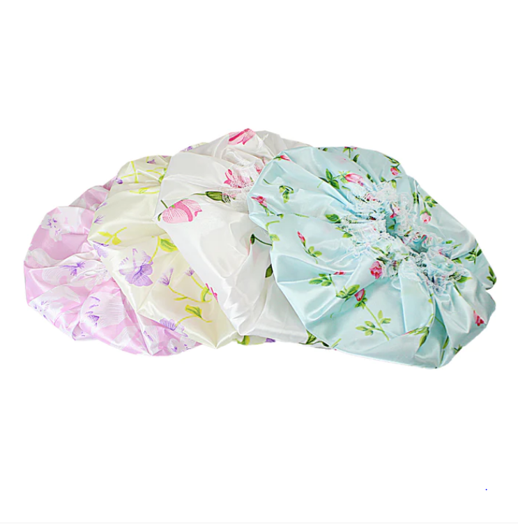 Reusable Shower Cap Floral Print