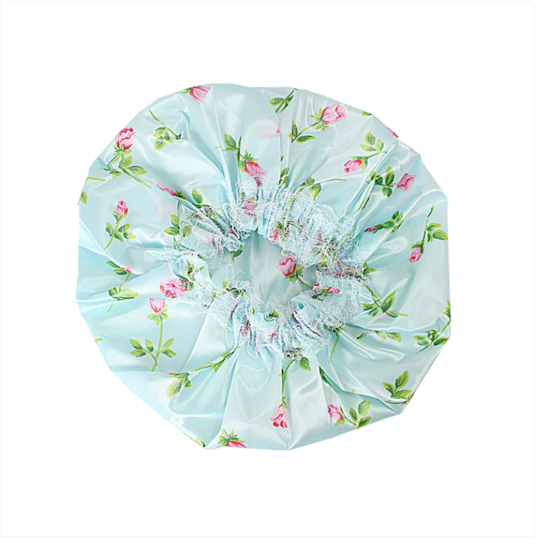 Reusable Shower Cap Floral Print