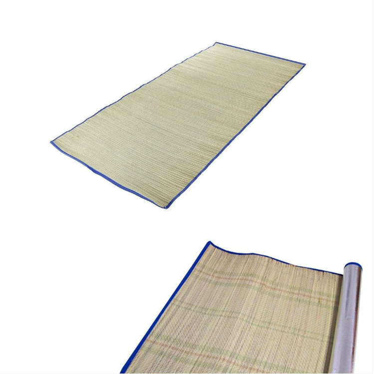 Roll Up Straw Beach Mat Carry Mat Multi Use Travelling Camping 75cm x 170cm