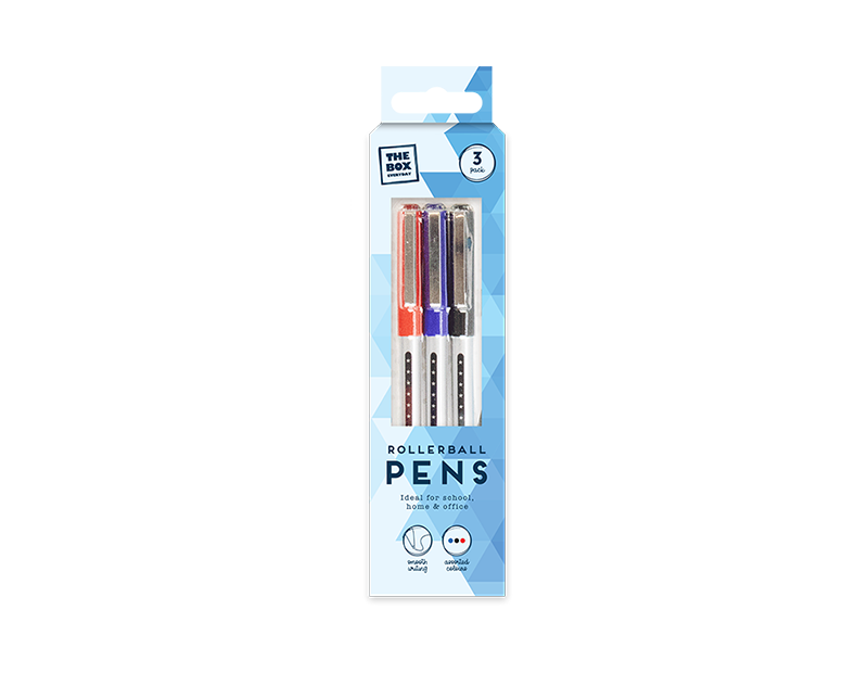 Rollerball Pens - 3 Pack