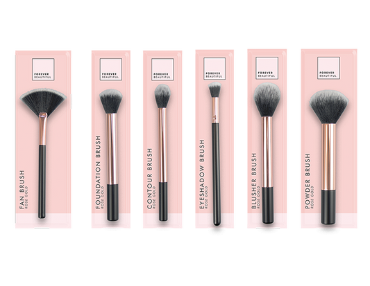 Rose Gold Make Up Brushes