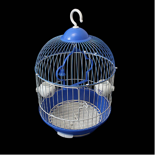 Round Bird Cage 35 x 22 cm Assorted Colours