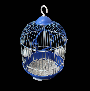 Round Bird Cage 35 x 22 cm Assorted Colours