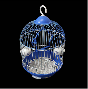 Round Bird Cage 35 x 22 cm Assorted Colours