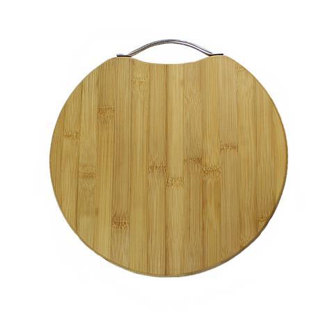 Round High Quality Wooden Chopping Board With Handle 30cm