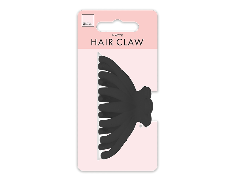 Rounded Matte Hair Claw Clip