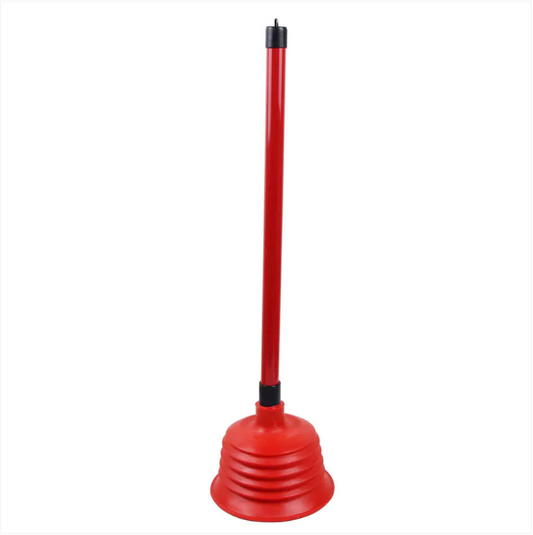 Rubber Bathroom Toilet Plunger 14 x 50 cm Assorted Colours