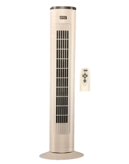 S3 29 Inch Tower Fan with Remote 16.3 x 14.5 x 74 cm 220 - 240V