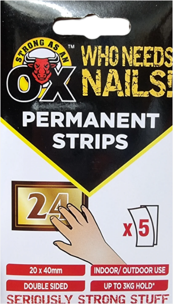 SAAO Who Needs Nails Permanent Strips 20 x 40 mm