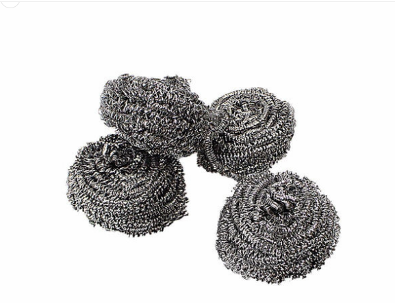 Stainless Steel Super Fine Scourers 4 Pack 4899 (Parcel Rate)
