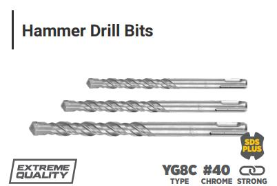 SDS-PLUS MASONRY DRILL BIT (FLAT TYPE) 10*110