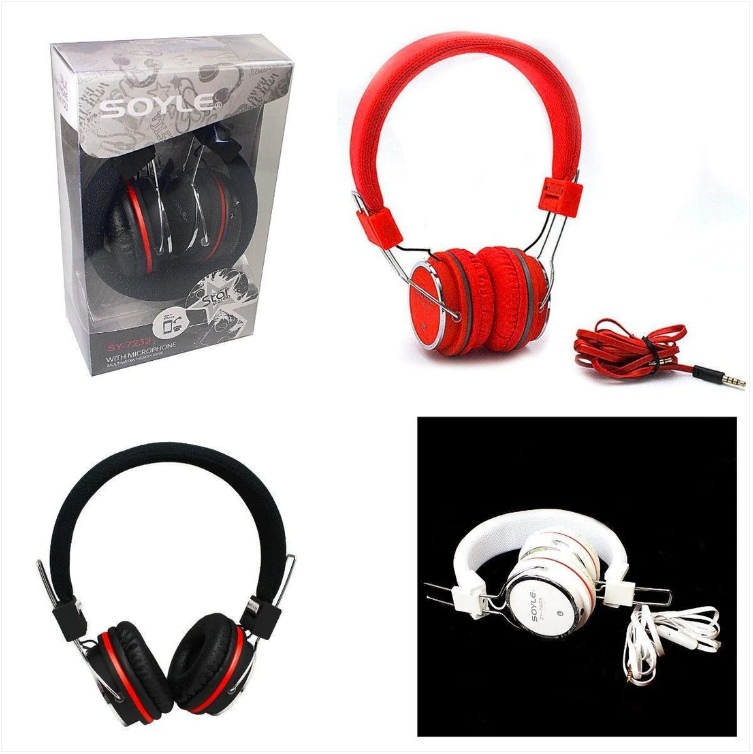 SOYLE 7233 Headphones With Micrphone Multi Media Headphone