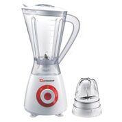 SQ Blender And Grinder Low Noise 2 Speeds + Pulse 1.5L Jug 600W Red