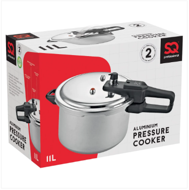 SQ Professional Aluminium Pressure Cooker 11 Litre