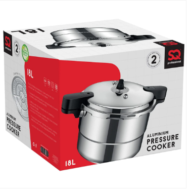 SQ Professional Aluminium Pressure Cooker 18 Litre